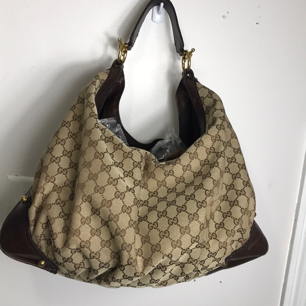 Gucci | Jockey Hobo Horsebit Bag - Picture 1 of 8